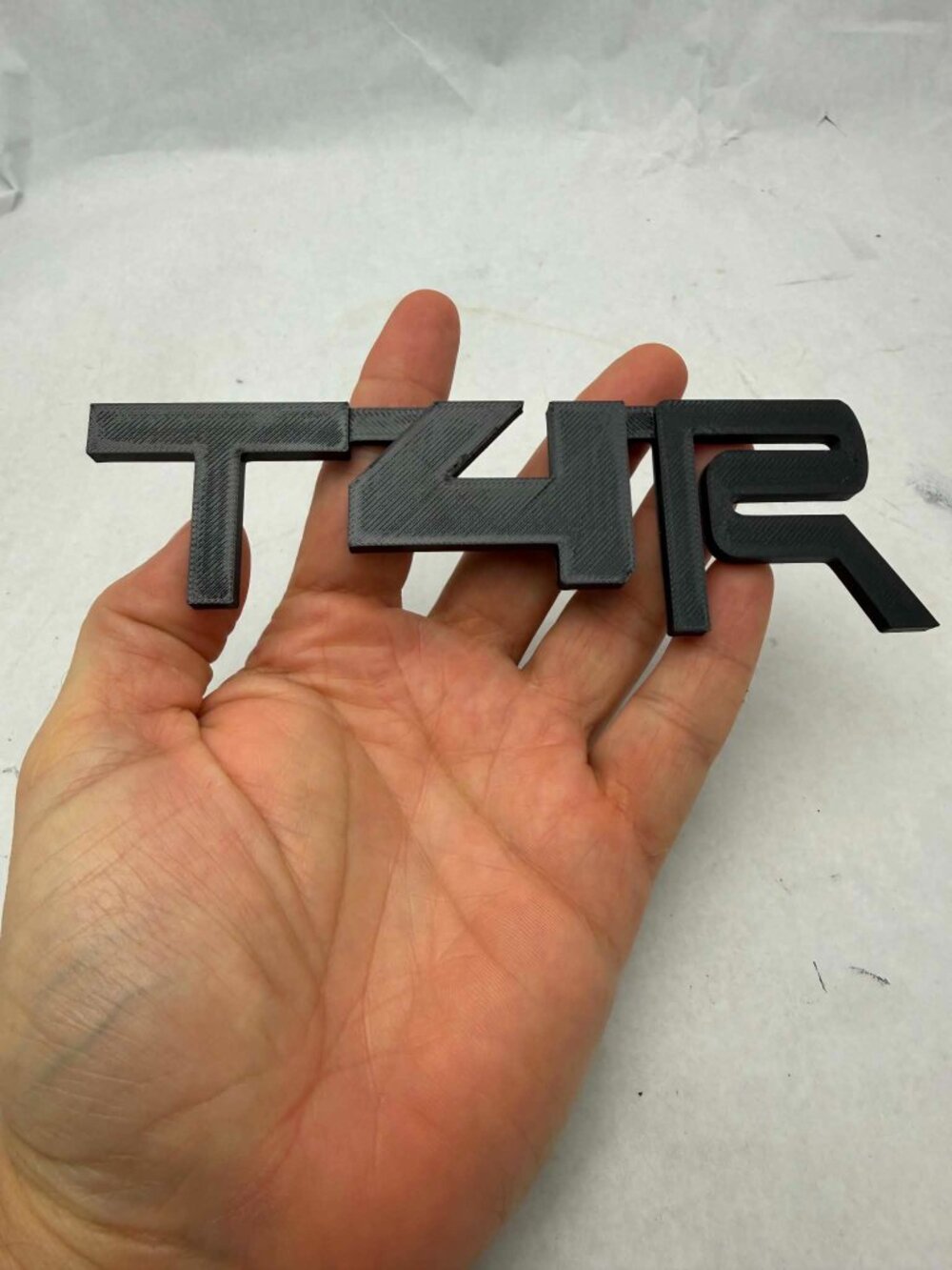 T4R 4Runner Black Badge | Custom Black Emblem | 6" x 1.75"